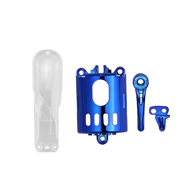 Set DIY Modified Shell For 8148 Electric Hair Clipper Accessories Barber Hair Trimmer Case Motor Cover Switch 4color wireless 4pce blue