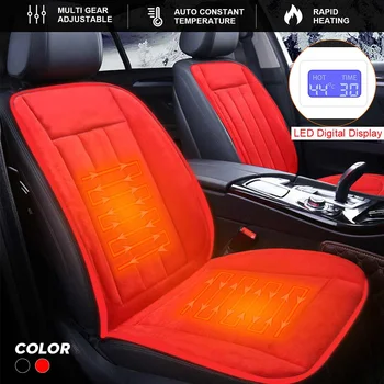 

Warmer Seat Car Seat Electric Heating Cushion Mat Home Chiar Heater Pad Temperature Adjusted Car Styling Auto Covers Winter Pad