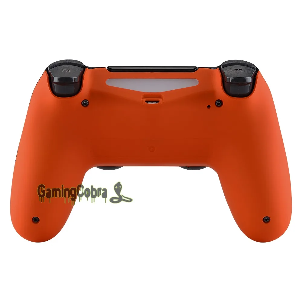 Оранжевый Soft Touch Нижняя оболочка запасная часть для PS4 тонкий поляризационный фильтр Pro контроллер JDM-040 JDM-050 JDM-055