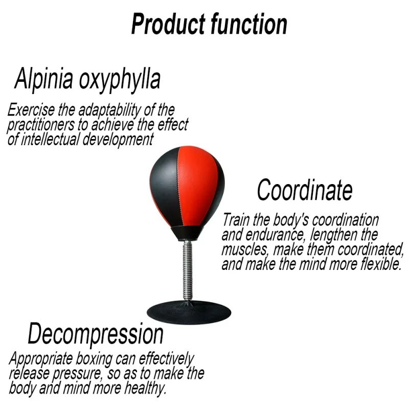 Рельефный детский Настольный боксерский мяч для снятия стресса для офиса, дома, взрослых
