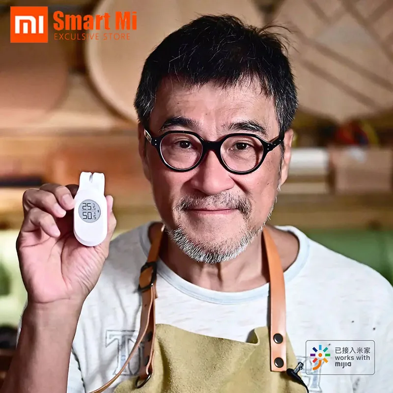 

Xiaomi Qingping Li Guitar Bluetooth Thermometer Electronic Ink Screen Accurate Temperature And Humidity Measurement Portable