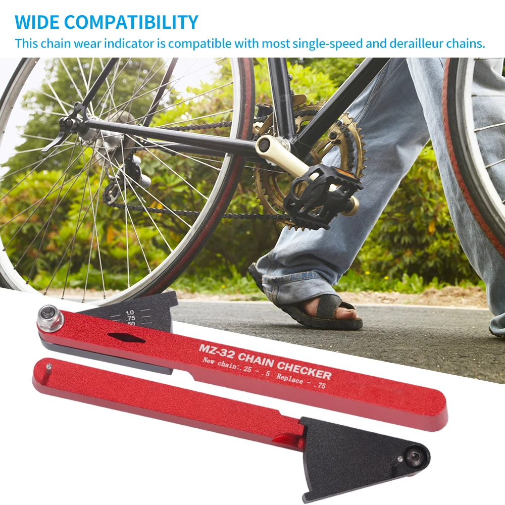 Chain Checker Kits Multi Functional Bike Chain Repair Tool Bicycle Chain Wear Indicator Tool