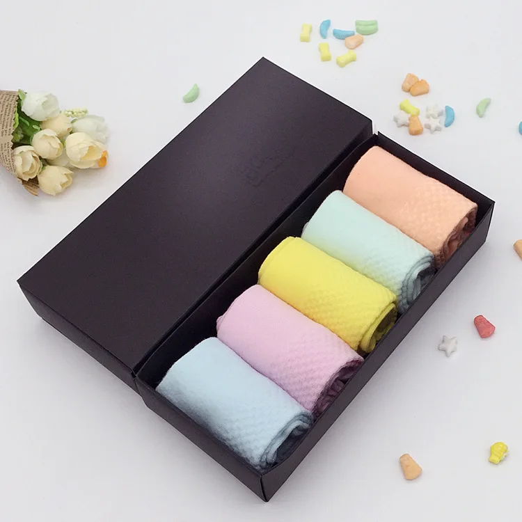 5 pairs/lot Japanese spring and summer models in the tube candy color socks Women cotton massage bottom Cute Socks
