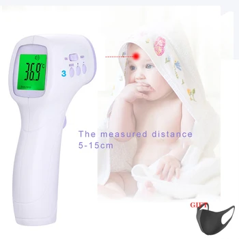 

Infrared Baby Thermometer Forehead Non Contact LCD Body Temperature Fever Digital IR Measurement Tool Gun for Baby Adult