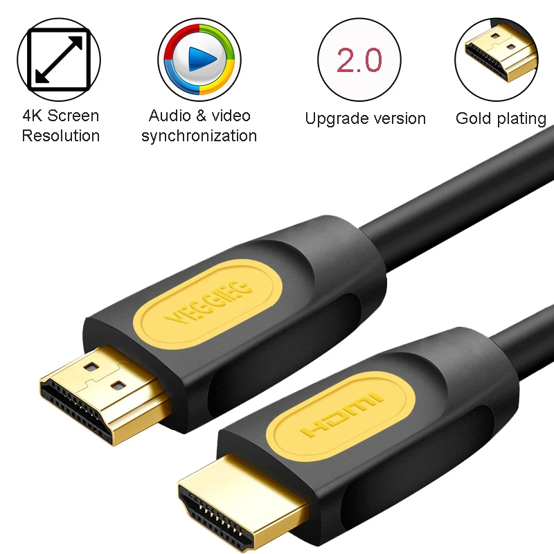 HDMI кабель видео кабели 1,5 м высокоскоростной позолоченный штекер Male-Male HDMI кабель для HDTV компьютера dvd-плеер проектор мультимедиа