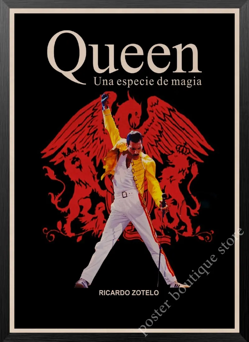 Queen Band музыкальный плакат на крафт-бумаге Фредди Меркьюри Винтаж высокого качества Рисунок ядро декоративная роспись стены стикер - Цвет: 11