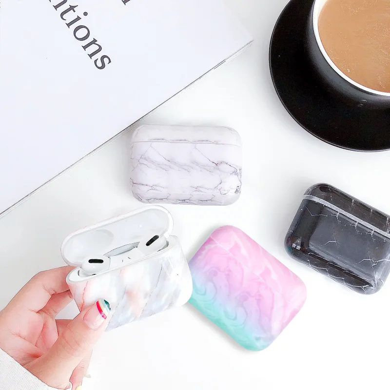 

Marble Pattern Cases for Original Apple Airpods 3 Earphone Case Cute Cover for Apple Airpods Pro Shell Sleeve Coque Shockproof