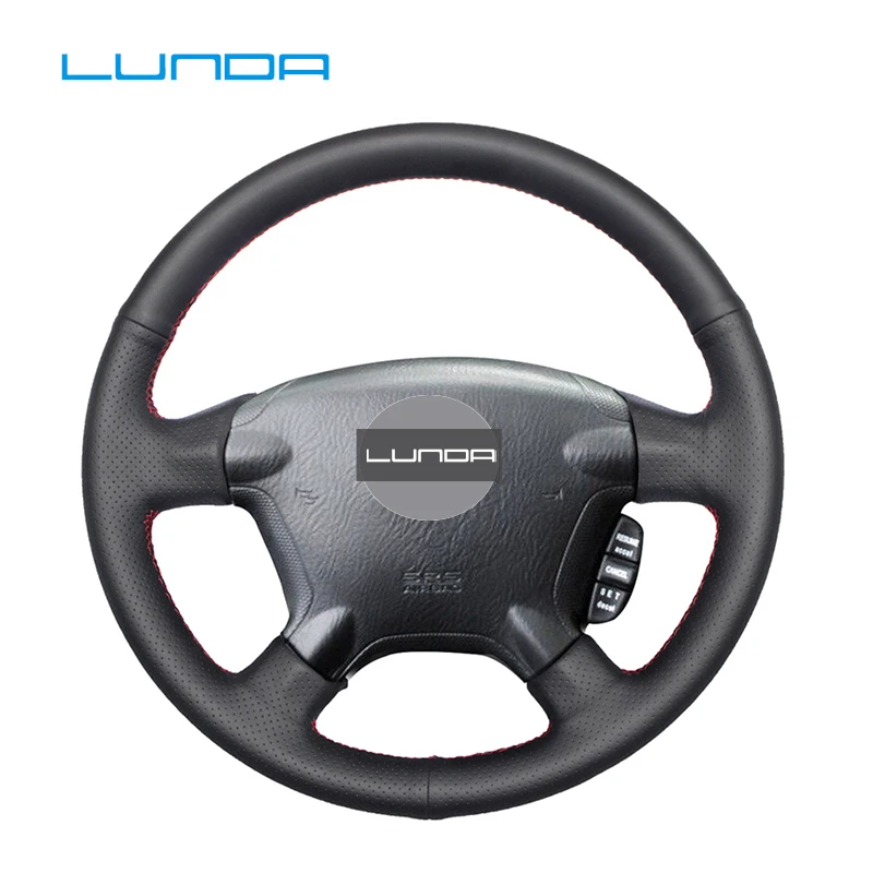 

DIY Custom Hand-Stitched Artificial Leather Car Steering Wheel Cover for Honda CR-V CRV 2002 2003 2004 2005 2006