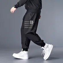 7XL 6XL 5XL XXXXL Plus Size  Black Cargo Pants For Men Overalls Mens Streetwear Hip Hop Sweatpants Joggers Fashions Track Pants