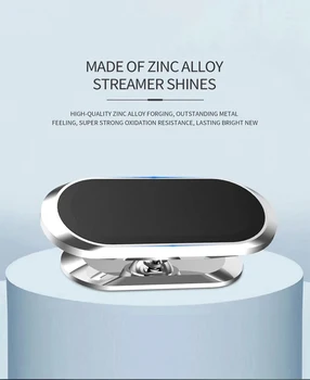 

Magnetic Car Phone Holder mini Strip Shape Stand Universal For iPhone Samsung Xiaomi Zinc Wall Magnet Wall GPS Bracket