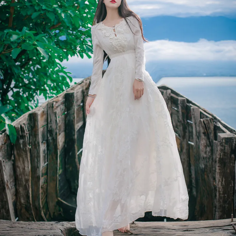 Best Price Reizen Lente En Zomer Geborduurde Fee Kanten Jurk Lange Mouwen Literatuur En Kunst Retro Afslanken Taille Knuffelen Big Zoom Ho Best Price Reizen Lente En Zomer Geborduurde Fee Kanten Jurk Lange Mouwen Literatuur En Kunst Retro Afslanken Taille Knuffelen Big Zoom Ho
