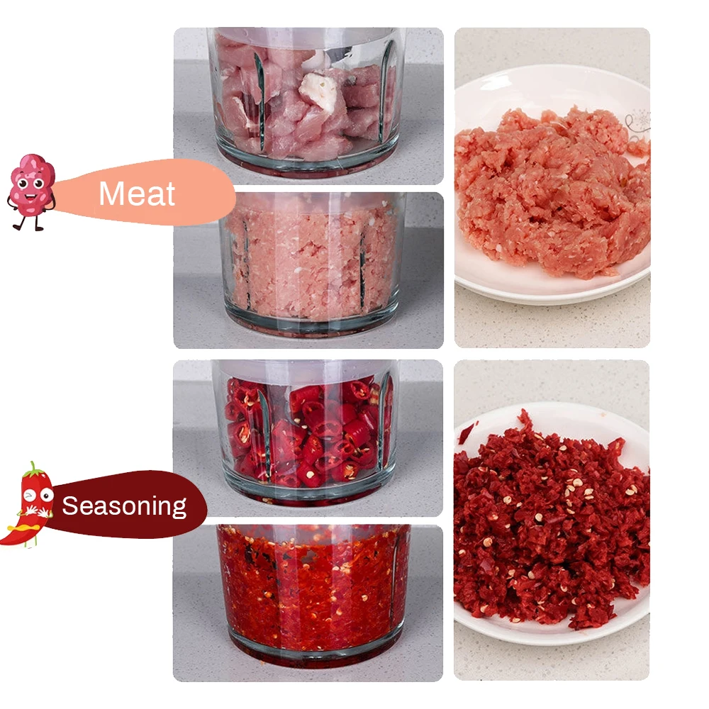 DIDIHOU Mini Multi-function Household Electric Meat Grinder Milkshake Mixing aby Food Supplement Cooking Machine Meat Grinder
