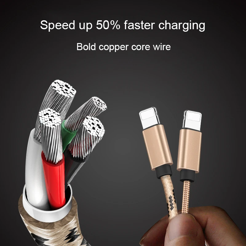 NOHON 3 м USB кабель для iPhone 11 Pro Max X Зарядное устройство для быстрой зарядки кабель мобильного телефона для iPhone 6 6S 7 8 5 5S длинный короткий шнур провода
