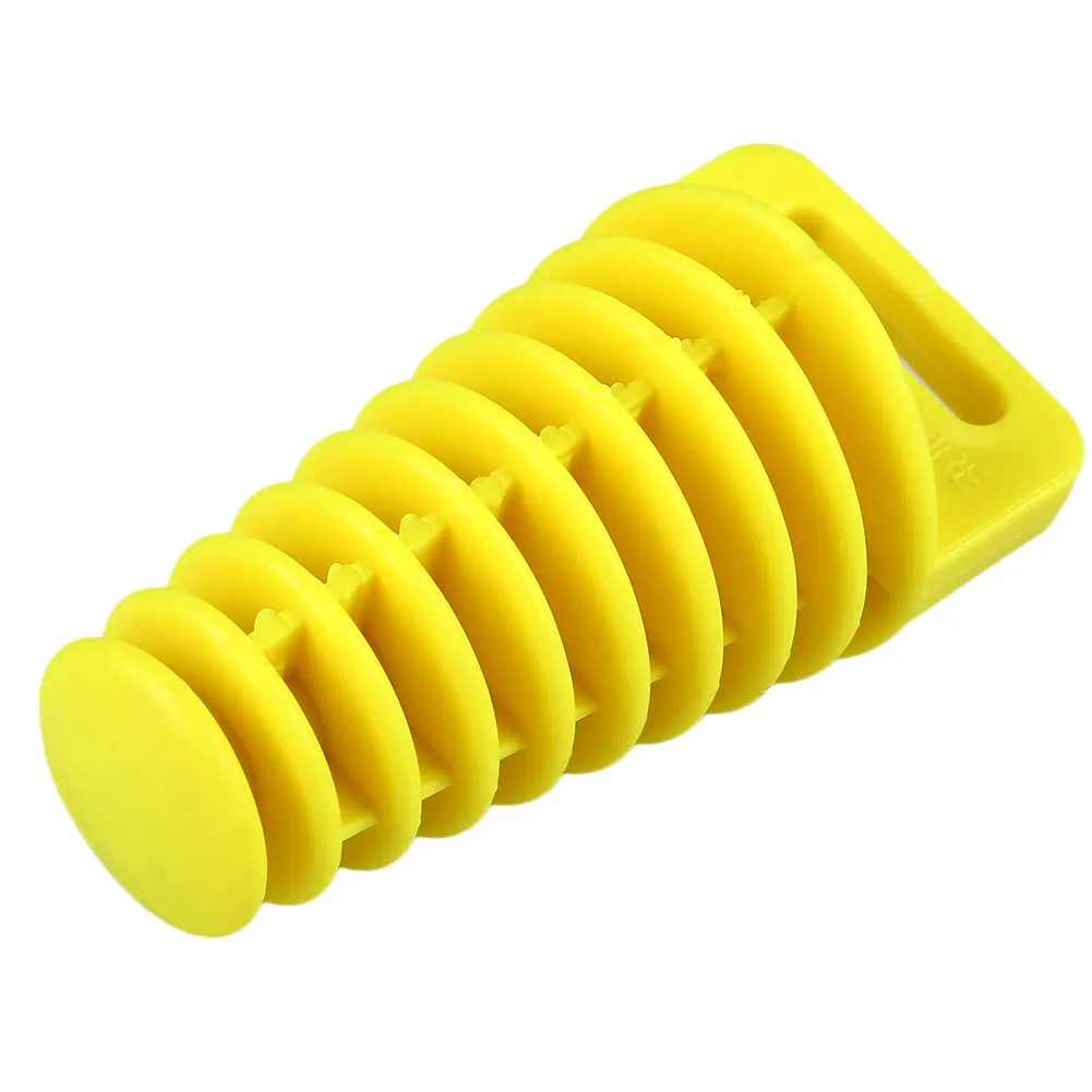 Yellow Мотоциклетный Мотоцикл Внедорожный 4 тактный глушитель выхлопной трубы заглушка для мойки - Цвет: Yellow