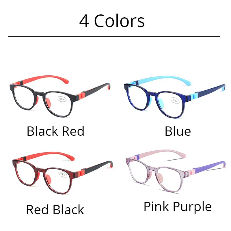 Children's Glasses Boy Girl TR90 Anti Blue Light Computer Eyeglasses Kid UV Blocking Gaming Screen Protection Glasses