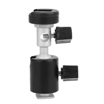 

Photography Small D Type Light Video Camcorder Flash Light Mount DV Camera Tripod Ballhead Fixed Clamp Bracket