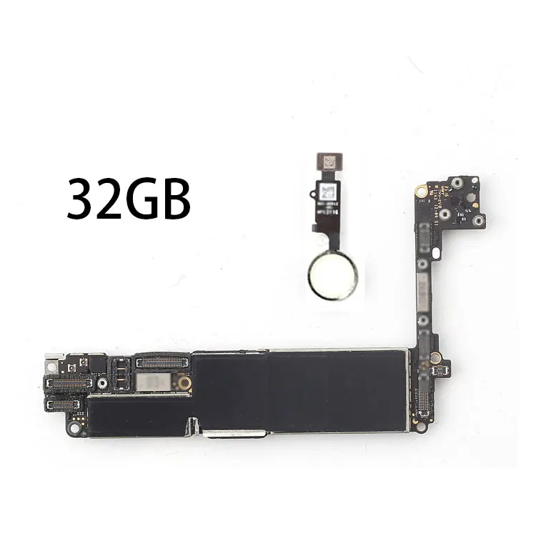 32 ГБ/128 ГБ/256 ГБ для iphone 7 материнская плата без/с Touch ID, оригинальная разблокированная материнская плата для iphone 7 - Цвет: 32GB (White)
