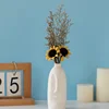 INS Nordic Decor Rustic Home Decor Face Shape Ceramic Flower Vase Decoration Home Decoration Modern Room Decoration For Home 6