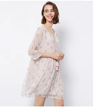 

Plus size silk dress elegant romantic floral dress 2020