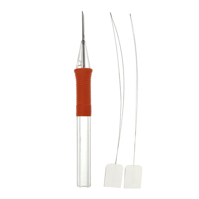 Looen Magic Embroidery Pen Punch Needle with Threader DIY Craft Tool for Embroidery Handmade DIY Sewing Tools For Beginner  (1)