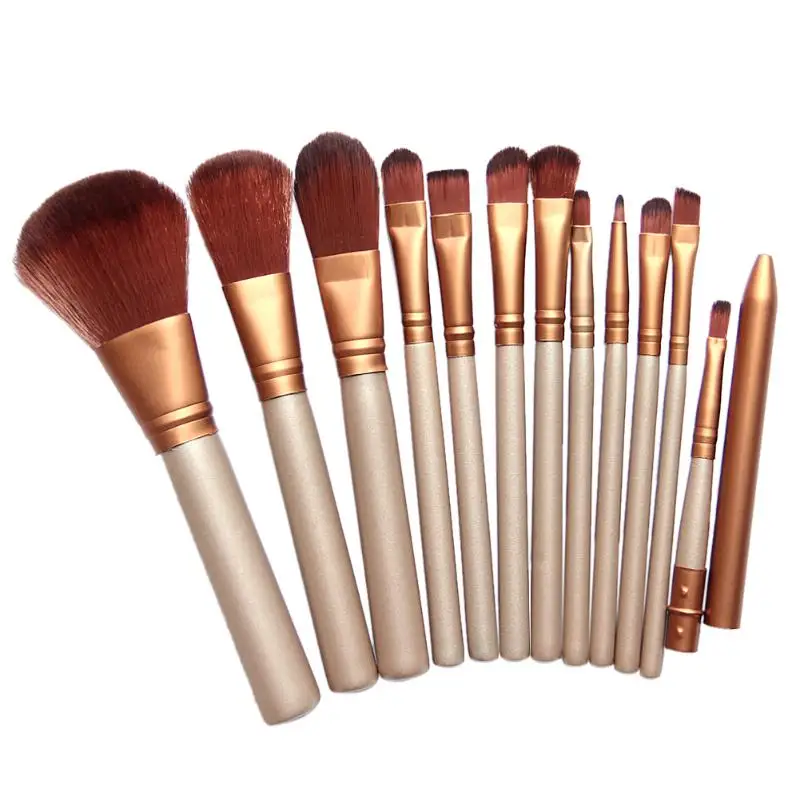 

Pro Makeup Cosmetic 12pcs Brushes Set Powder Foundation Eyeshadow Lip Brush