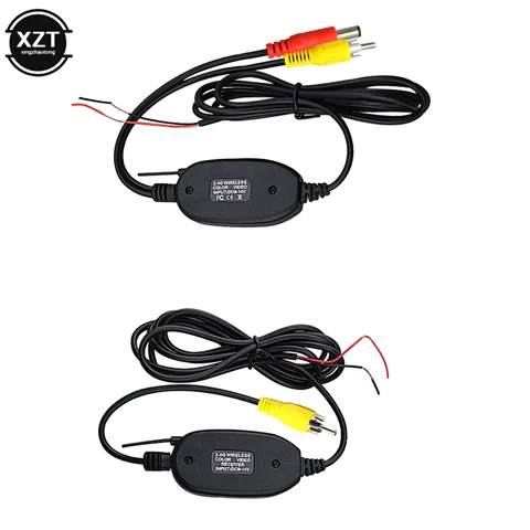 Rear View Camera Wifi Wireless Wiring Kit 2.4GHz DC 12V Vehicle Cameras Wireless Transmitter/Receiver