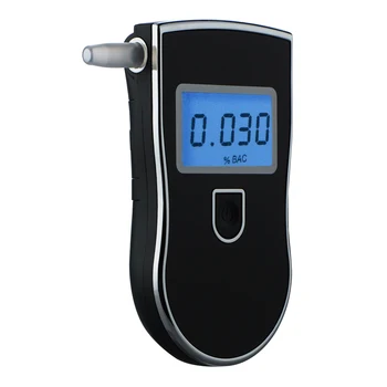 

DJSona Professional Police Digital LED Breath Alcohol Tester Breathalyzer AT818 + 5pcs mouthpieces Hot Sale