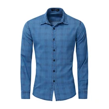 Европейский(европейский) размер, новинка, хлопок Повседневное мужская клетчатая рубашка Slim Fit на пуговицах клетчатая рубашка мужская с длинным рукавом высокое качество рубашки 205