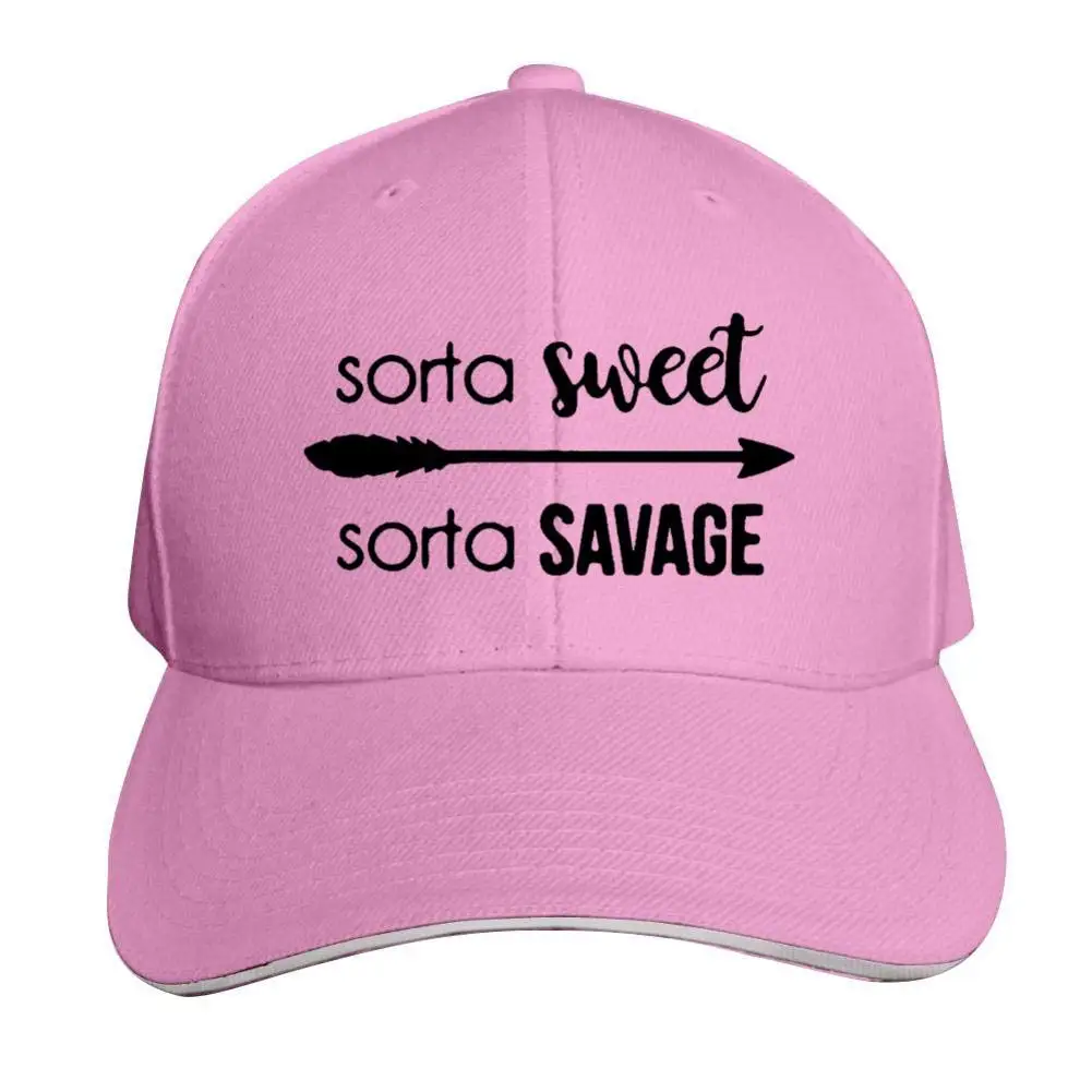 Sorta Sweet Sorta Savage Регулируемая бейсбольная кепка s винтажная сэндвич шляпа сэндвич Кепка остроконечная Дальнобойщик папа шляпы