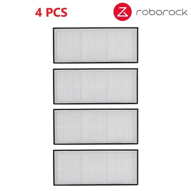 Roborock S7 S70 S7Max T7S T7S Plus Main Brush Hepa Filter Mop Pad Spare Parts Vacuum Cleaner Accessories HEPA Filter X4