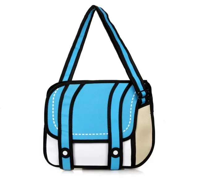 Модные женские сумки 2d мультфильм сумка мессенджер сумка через плечо, Bolsa Feminina Bolsosde Ombre 3d сумочка