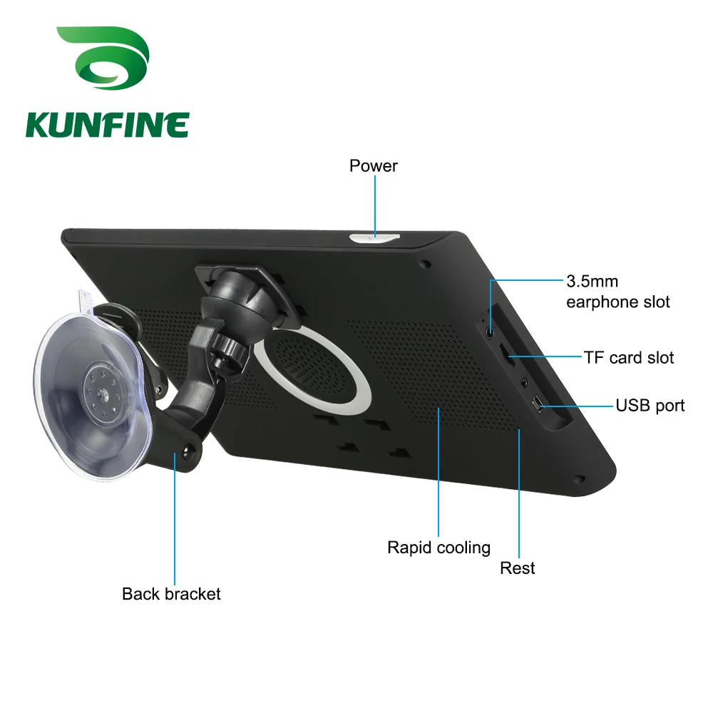  Car GPS Navigation With FM Radio 4GB 128M Truck GPS Navigators Rear View Camera Screen Free Map Upgrade wince (10)