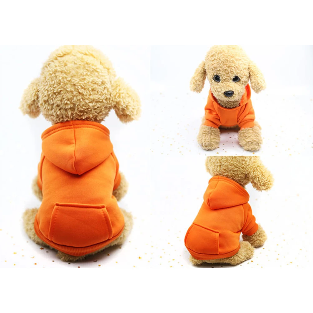 Новогодняя зимняя теплая одежда для собак с капюшоном куртки для собак щенка Одежда для собак Щенок рождественские украшения подарок