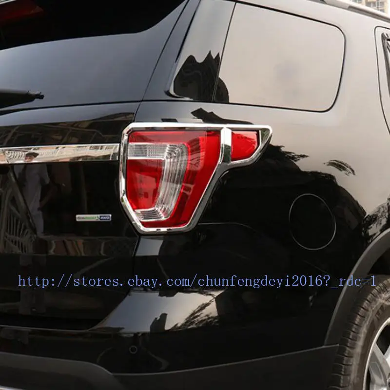 ABS хром задний фонарь лампы крышки отделка подходит для нового Ford Explorer