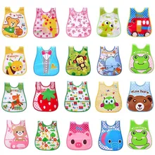 Детский водонепроницаемый нагрудник для младенцев, мягкий нагрудник для младенцев с мультяшным принтом, водонепроницаемый слюнявчик, капающийся нагрудник, аксессуары для малышей