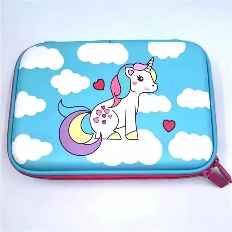 

Kawaii Cute Unicorn School Pencil Case EVA Waterproof Penal Pencilcase for Kids Boys Girls Pen Bag Box Stationery Pouch Supplies