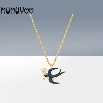 

Fashion jewelry high quality swa, charming and cute swallow shape mysterious color female necklace jewelry