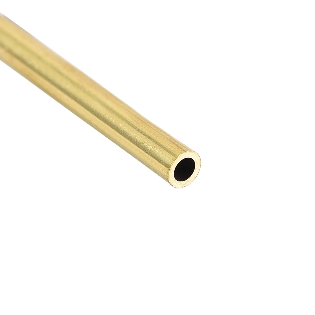 Brass Round Tube 2-10mm OD 0.5mm/1mm Wall Thickness 30mm Length Seamless Pipe Tubing for DIY Crafts Macrame Wall Hanging 10Pcs