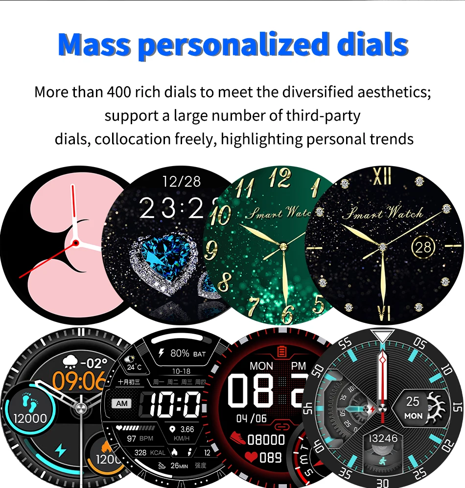 LIGE 2022 Fashion Smart Watch Women Fitness Bracelet Heart Rate Blood Pressure Monitoring Sports Tracker Ladies Smartwatch + Box
