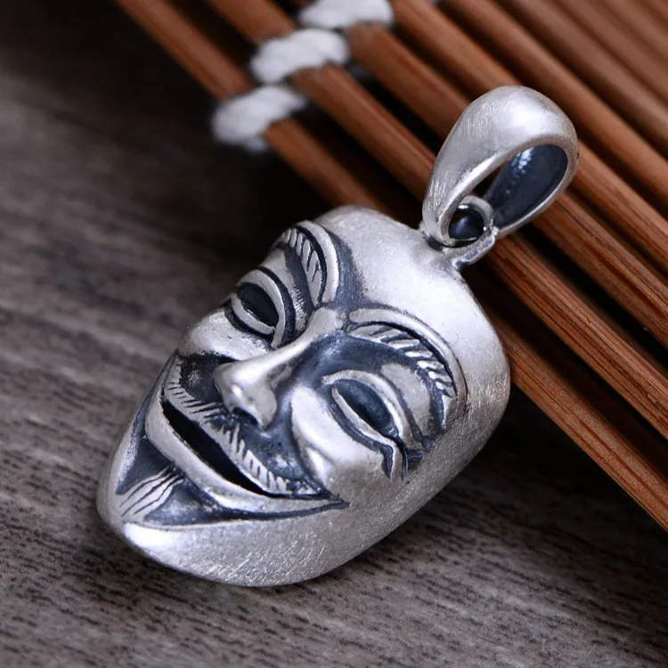 S999 серебряные украшения винтажные чайки V Virtue Kills Mask подвеска 058033xh | Украшения и