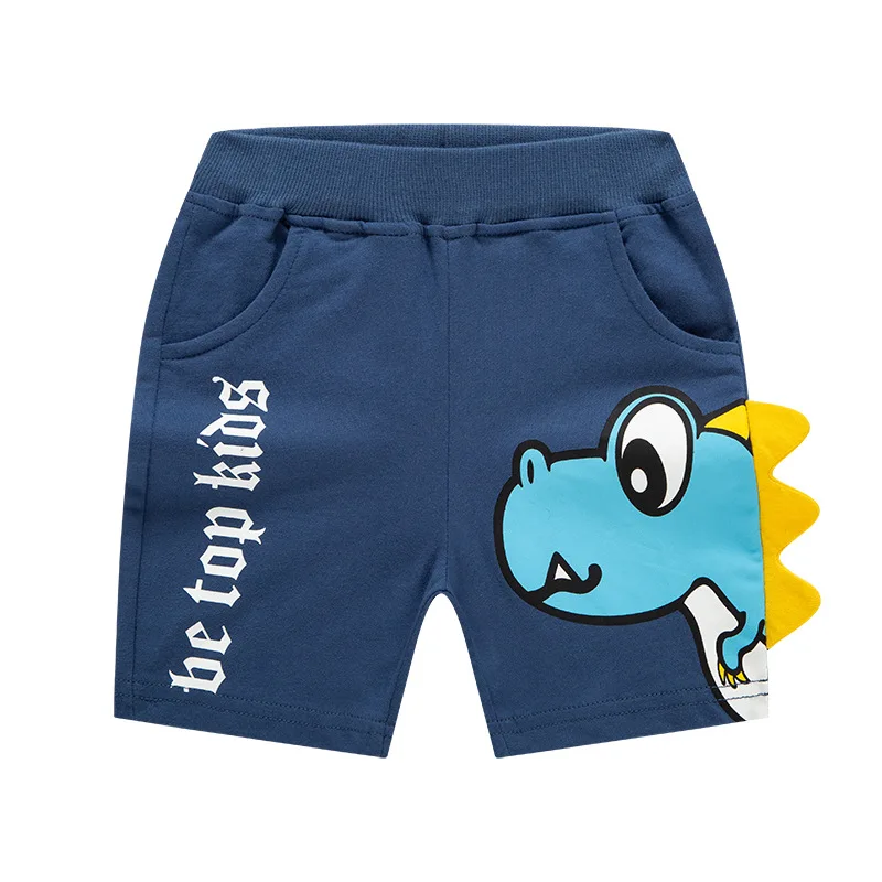 Boys Shorts TUONXYE Summer Boys Shorts Cartoon 3D Dinosaur Teenager and Childern Pants Toddler Casual Cotton Knitting Sport Clothing