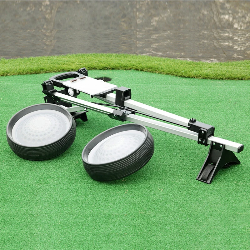 Golf Cart Wheels Trolley for Golf Bag Outdoor Sport Training Match Airport Luggage Check Carrier Cart Stroller