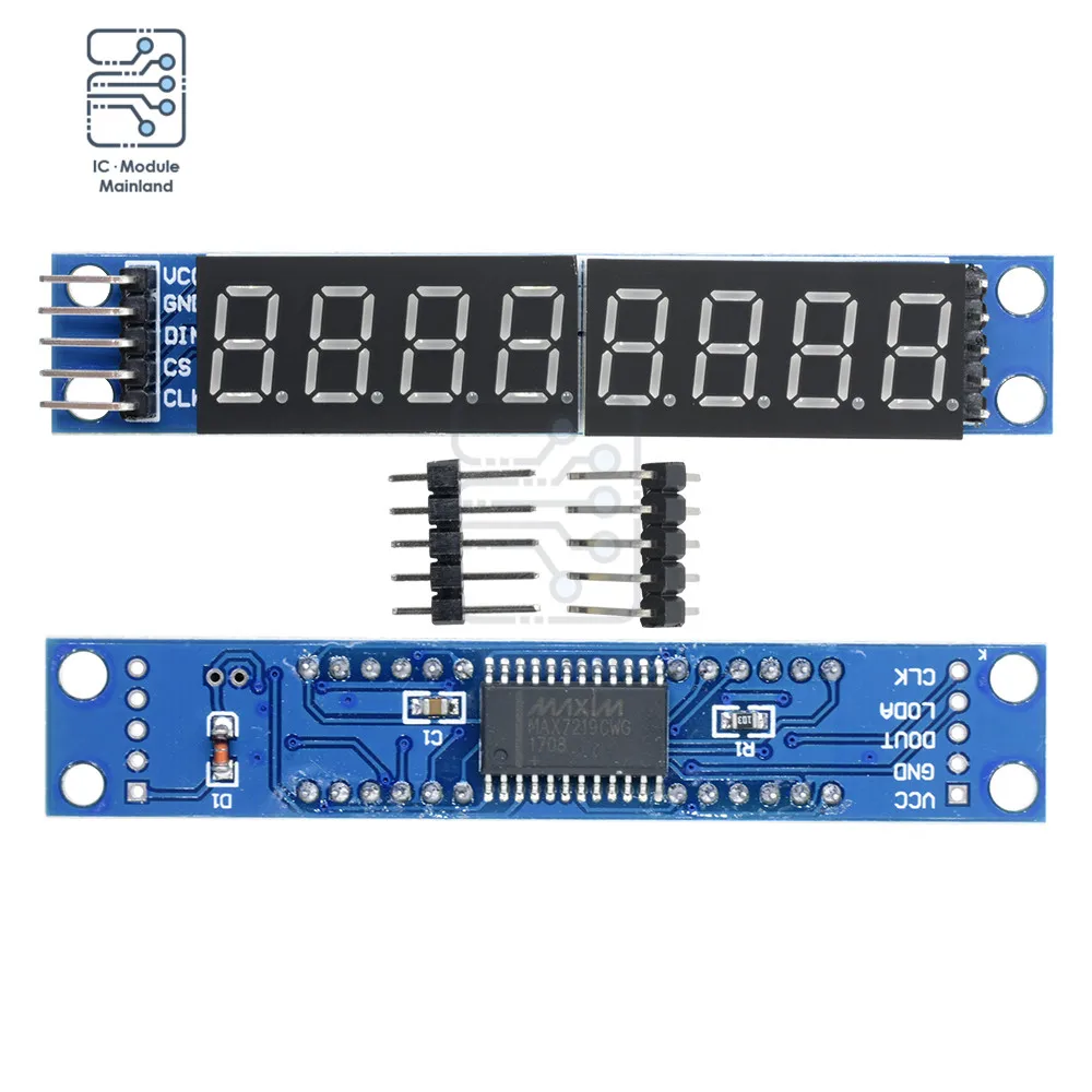 MAX7219 LED Digital Tube 8-Digit Control Display Board Module  for Arduino 51 AVR STM32 5V 3.3V Controller