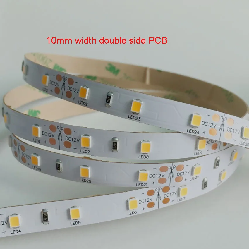 LED SMD2835 Strips 60LEDs/m DC12/24V 7.2w/m High Brightness Whtie Red Green Yellow Blue Color With 3 Years Warranties | Лампы и