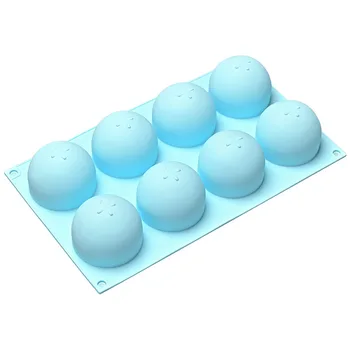 

Manufacturers Direct Selling 8 Lianqiu Type Silicone Cake Mould Handmade Homemade and Finish with a French Dessert Cake Baking M