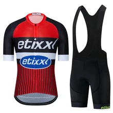 ETIXXL короткий рукав Велоспорт Джерси нагрудник короткий 9D НАБОРЫ MTB велосипед одежда Ropa Ciclismo велосипедная Одежда Майо кулот одежда