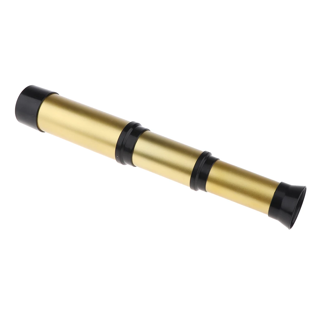 35mm Vintage Handheld Zoomable Monocular Telescope, Lightweight Pirate Spyglass Gifts For Kids Children-Silver & Golden Optional