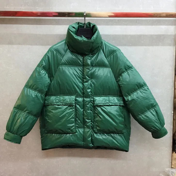 2020 Winter Women Down Coat Casual Jacket Women Coat Loose Zipper Solid Short Down Coat Femme Thick warm Down Coat Streetwear