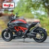 Maisto 1:12 Ducati Diavel Carbon Red Die Cast Vehicles Collectible Hobbies Motorcycle Model Toys 4