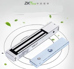 ZKteco Brand DC 12V24V 280kg Electronic Magnetic Door Lock Single Double Door Installation Maintenance Wooden/Glass Gate Mounted